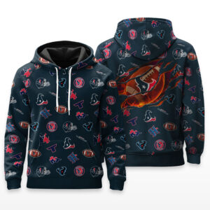 Houston Texans Full Logo Hoodie - HRZ03