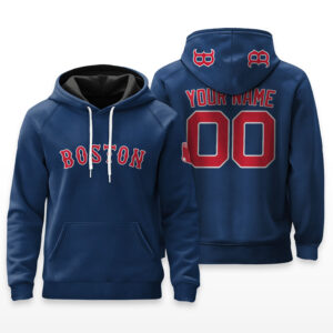 Boston Red Sox Hoodie Custom Name & Number - HRZ01