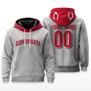 Cincinnati Reds Hoodie Custom Name & Number - HRZ01