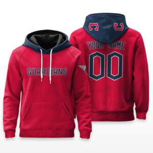 Cleveland Guardians Hoodie Custom Name & Number - HRZ01