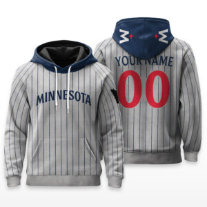 Minnesota Twins Hoodie Custom Name & Number - HRZ01