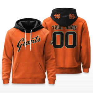 San Francisco Giants Hoodie Custom Name & Number - HRZ01