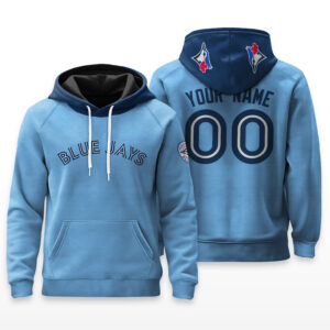 Toronto Blue Jays Hoodie Custom Name & Number - HRZ01