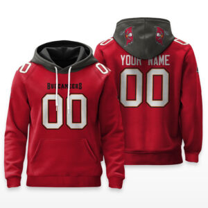 Tampa Bay Buccaneers Hoodie Custom Name & Number - HRZ01