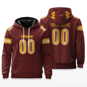 Washington Commanders Hoodie Custom Name & Number - HRZ01