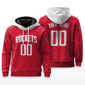 Houston Rockets Hoodie Custom Name & Number - HRZ01