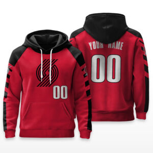 Portland Trail Blazers Hoodie Custom Name & Number - HRZ01