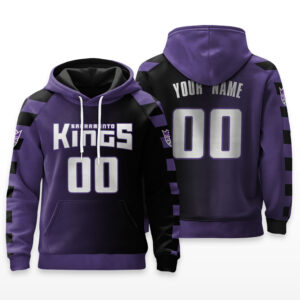 Sacramento Kings Hoodie Custom Name & Number - HRZ01