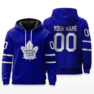 Toronto Maple Leafs Hoodie Custom Name & Number - HRZ01