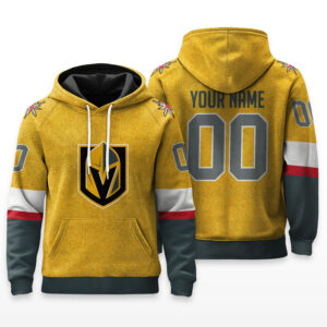Vegas Golden Knights Hoodie Custom Name & Number - HRZ01