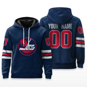 Winnipeg Jets Hoodie Custom Name & Number - HRZ01