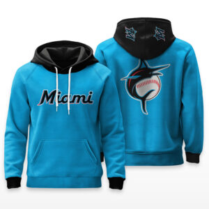 Miami Marlins Logo Hoodie - HRZ02