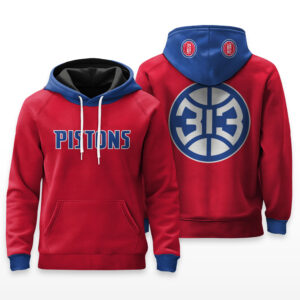 Detroit Pistons Logo Hoodie - HRZ02