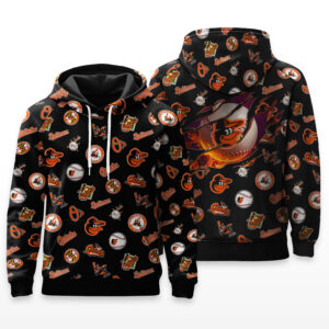 Baltimore Orioles Full Logo Hoodie - HRZ03
