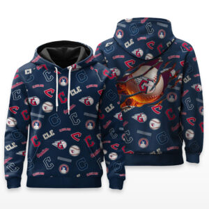 Cleveland Guardians Full Logo Hoodie - HRZ03