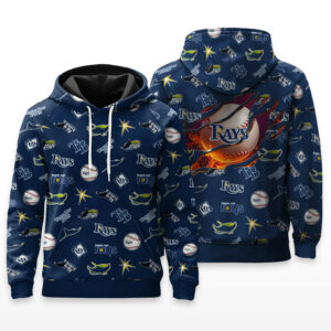 Tampa Bay Rays Full Logo Hoodie - HRZ03
