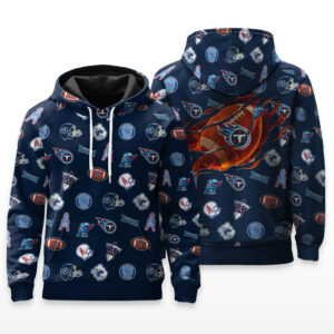 Tennessee Titans Full Logo Hoodie - HRZ03