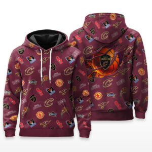 Cleveland Cavaliers Full Logo Hoodie - HRZ03