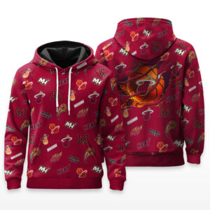 Miami Heat Full Logo Hoodie - HRZ03