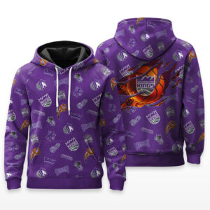 Sacramento Kings Full Logo Hoodie - HRZ03