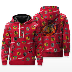 Chicago Blackhawks Full Logo Hoodie - HRZ03
