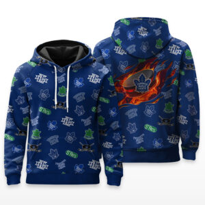 Toronto Maple Leafs Full Logo Hoodie - HRZ03